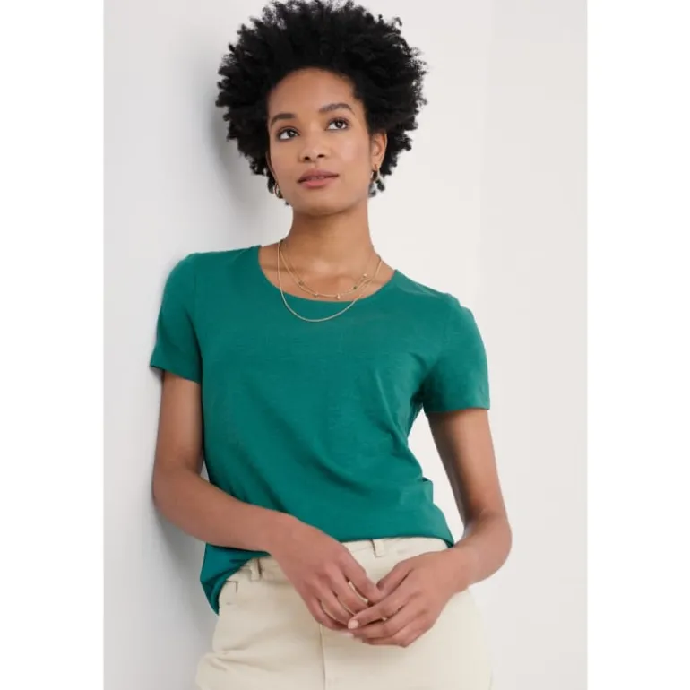 Seasalt Cornwall Camerance T-Shirt in GOTS-Certified Organic Cotton | Women T-shirts